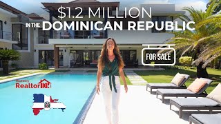 12 Million Dollar Bali Inspired Villa For Sale in Cabrera Dominican Republic  RealtorDR [upl. by Ayikahs]