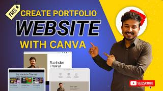 Create a Stunning Website with Canva in Minutes Easy StepbyStep Guide canva [upl. by Ehcrop]