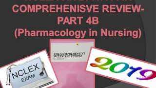 NCLEXRN ATI COMPREHENSIVE REVIEW PART 4B pharmacology Respiratory meds insulin bloodamp more [upl. by Dennard]