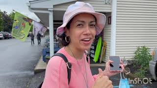 STORMVILLE New York Flea Market and Yard Sale Lets Go Stormville NY Flea Market  Thrifting Vlog [upl. by Nylinej22]