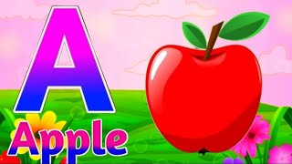 Abcd rhymes a for apple b for ball cartoon a for apple b for ball song video abcd cartoon video [upl. by Eimmac]