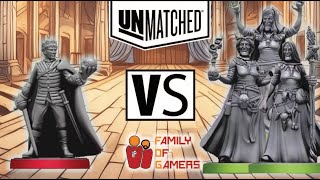 Unmatched Gameplay Hamlet VS The Wayward Sisters [upl. by Gnil]