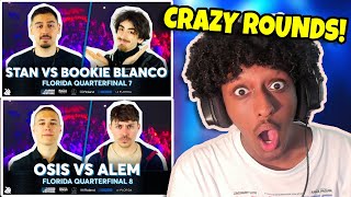 Yolow Reacts  Stan vs Bookie Blanco amp Osis vs Alem  Florida Beatbox Battle 2024 [upl. by Annerol]