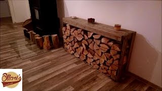 DIY  Firewood storage from Pallets [upl. by Freytag]