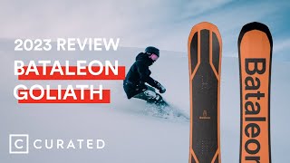 2023 Bataleon Goliath Snowboard Review 2024 Same Tech Different Graphic  Curated [upl. by Strawn]