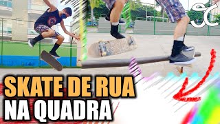 ROLE DE SKATE DE RUA NA QUADRA  ANDANDO NA PISTA amp AMIGOS MANOBRANDO Dia normal de skate Edit 2 [upl. by Sivraj787]