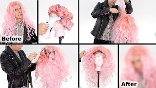 HOW TO CREATE A DRAG WIG WITH CHEAP WIGS [upl. by Mccully872]