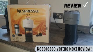 Nespresso Vertuo Next Review  An upgrade from the VertuoPlus coffee machine [upl. by Reidar118]