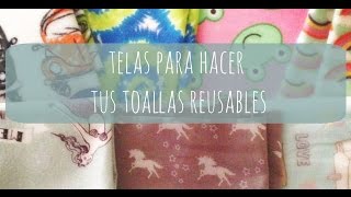 Como hacer toallas femeninas reusablesTelas y patron [upl. by Manvil]