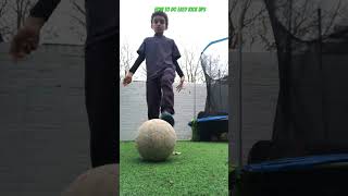 How to do easy kick ups step by step footballskills kickupsfootballfypviralvideo [upl. by Jennifer]