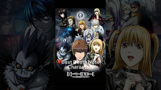 Best Death Note Characters deathnote shorts trending anime movie [upl. by Volpe]