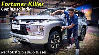 Fortuner Killer Now Coming to India All New Mitsubishi Pajero Sport 2025 Price Features हिंदी Video [upl. by Burt381]