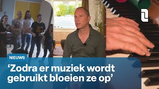 Muziektherapeut vertrekt naar Oekraïne om mensen met oorlogstraumas te helpen 🎶  L1Nieuws [upl. by Zoila]