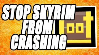 How To Fix Skyrim From Crashing Tutorial [upl. by Lette113]