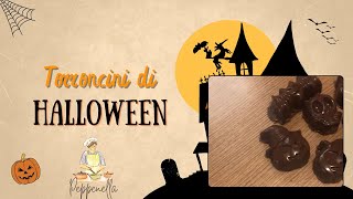 TORRONCINI AL CIOCCOLATO E NOCCIOLE HALLOWEEN [upl. by Berkin]