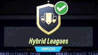 FIFA 22 HYBRID LEAGUES SBC CHEAPEST METHOD FIFA 22 ULTIMATE TEAM [upl. by Melessa154]