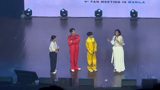 FAN CAM OffGun  Hook Performance  Interview Beluca First Fan Meeting in Manila [upl. by Aivonas]