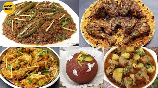 Complete Dawat Menu BUDGET FRIENDLY by Aqsas Cuisine Chicken Karahi Aloo Gosht Achari Keema [upl. by Tipton665]