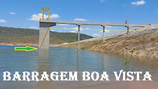 Barragem Boa Vista já pode mandar Água para a Barragem Engenheiro Ávidos pela comporta de fundo [upl. by Ahsuat931]