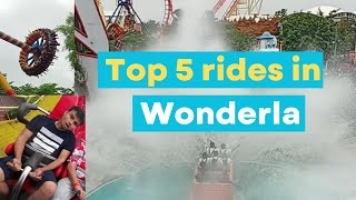 High thrill rides 😯 in Wonderla  Wonderla amusement park hyderabad [upl. by Saied]