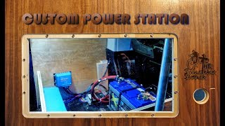 CRAFTING A CUSTOM CAMPER VAN POWER STATION amp DESK  Singletrack Sampler Van Build Ep 3 [upl. by Halyahs]