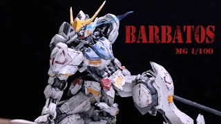 GUNDAM BARBATOS MG 1100 I made some battle damage weathering and a snowscape [upl. by Accalia]