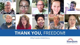 Thank You Freedom Freedom Debt Relief Graduates Express their Gratitude [upl. by Aronel]