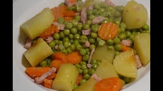 Lardons petits pois pdt carottes cookeo [upl. by Sonia]