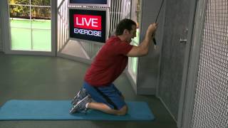 HOW TO DO Kneeling Abs Crunch With Resistance Bands [upl. by Diskson]