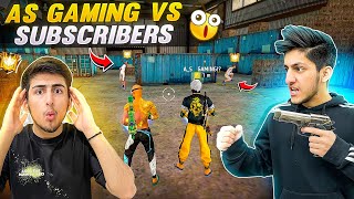 AS Gaming And GodSunny In Lone Wolf 2 Vs 2 With Subscribers😮😍Free Fire India [upl. by Gnes]