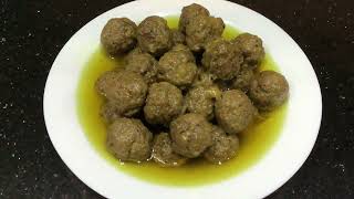 BOULETTES DE VIANDE HACHÉE بنادق اللحم التونسية كرات اللحم المفروم [upl. by Millda]