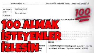 8Sınıf Fen Bilimleri 1Dönem 1Yazılı [upl. by Low]