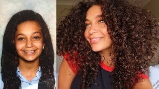 MY CURLY HAIR JOURNEY  with pictures  Jayme Jo [upl. by Eneirda]