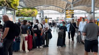 Alicante AIRPORT 20th MAY summer is underway [upl. by Ntsuj334]