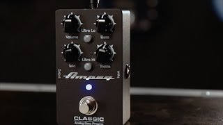 Ampeg Classic Analog Bass Preamp Pedal Demo [upl. by Morry]