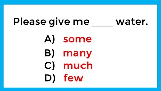 English Grammar Test 📘  If you pass this test your English is fantastic ✔👍 [upl. by Weiss822]