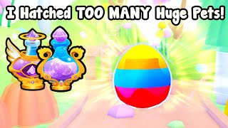 I Used So Many Jelly God Potions And Hatched Too Many Huge Pets In Pets Go [upl. by Karmen]