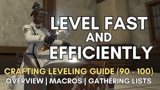 Dawntrail Crafting Leveling Guide Fast and Efficient Ways to Get to 100 [upl. by Hiram]