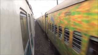 Yesvantpur Howrah Duronto Beautiful Overtake [upl. by Bearce]