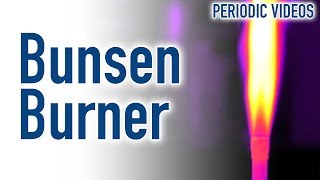 Bunsen Burner THERMAL IMAGING  Periodic Table of Videos [upl. by Ebarta]