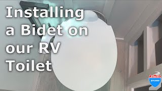 Installing a Bidet on our RV Toilet [upl. by Giefer768]