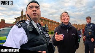 Met Police TYRANT Shut Down at Hampton Palace 😡🚔🕍🛸❌ [upl. by Hplar]