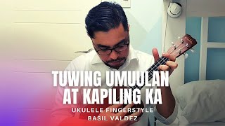 Tuwing Umuulan at Kapiling Ka Ukulele Fingerstyle  My Online Ukulele Recital piece Beginner [upl. by Anaillil]