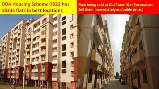 DDA Housing Scheme 2022 has 18000 flats are lowerthanmarket rates Really low prices [upl. by Reema]