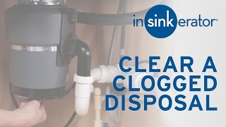 How to Clear a clogged garbage disposal [upl. by Tisman]