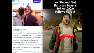 PSYCHO CHEESE BURGER STALKER GUY SETS UP DOA amp CHASES A MINOR [upl. by Sirc994]