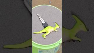 Metal Casting EP 730  molding  Making dinosaur and key molding  metal making  Experiment [upl. by Aihsek]