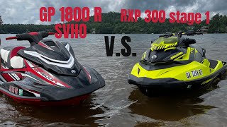 YAMAHA GP1800r VS SEADOO RXP 300 [upl. by Annmaria]