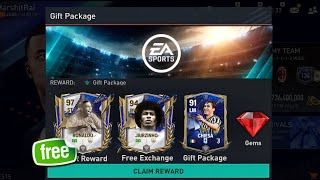 FREE 9094 TOTY GIFT PACKAGE NEW EXCHANGE ICON JAIRZINHO TOTY FC MOBILE 24 [upl. by Laubin]