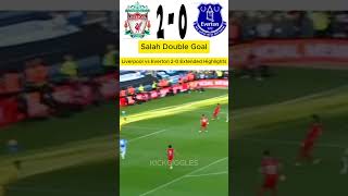 Salah Double Goal  Liverpool vs Everton 20 Extended Highlights  Premier League 202324 shorts [upl. by Waylan]